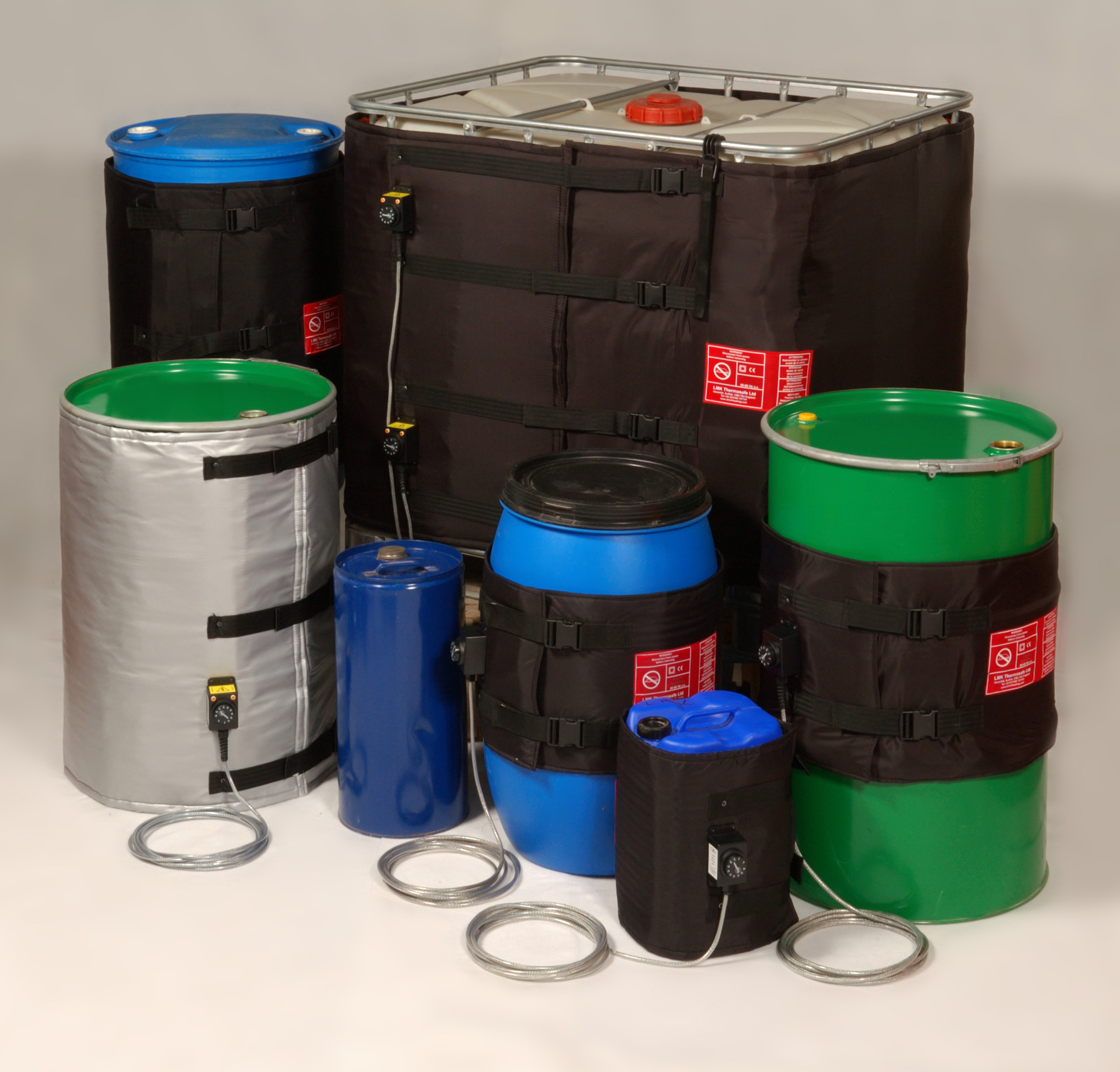 Insulated Flexible Heating Jackets for Drums and Containers